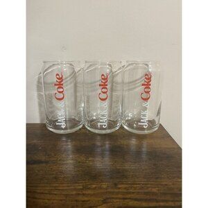 Jack Daniel's & Coke Set Of 3 16 oz. Can Glasses - Jack Daniels Whiskey